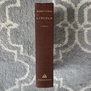 Vintage Abraham Lincoln Hardcover Coffee Table Book 1984 Gore Vidal Office Decor